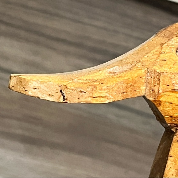 Wooden Duck Carved Bamboo Whistle Makes Duck Noise - Picture 7 of 16